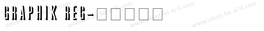 Graphik Reg字体转换
